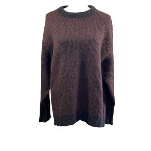 Banana Republic Chocolate brown Alpaca Yarn Sweater/ Italian Yarn Sweater size S
